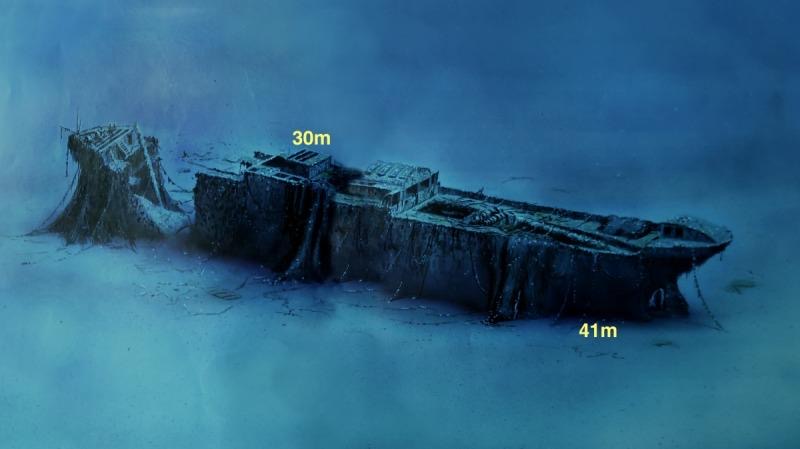 Wreck Varese — underwater photo 2